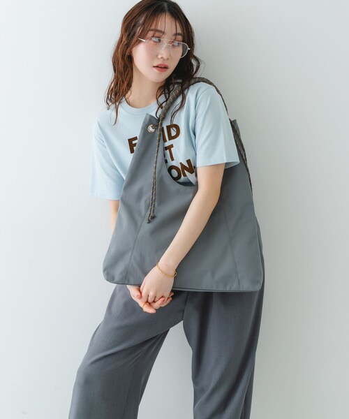 RODE SKO（ロデスコ）の「コードハンドルバッグ（トートバッグ・レディース・BLKxBLK/BEGxBRN/GRYxTAUPE・One）」の22枚目の写真