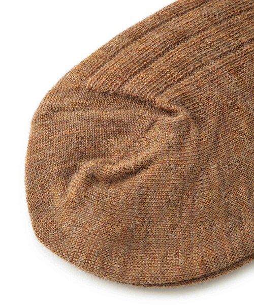 ADAM ET ROPE'(アダムエロペ)の「【R&D.M.Co-OLDMAN'S TAILOR】SOCKS(ソックス/靴下・レディース・オフホワイト/キャメル/オリーブ・F)」の9枚目の写真