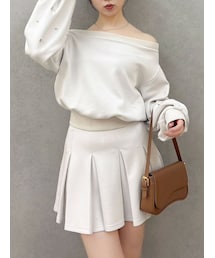 dazzlin | 【20周年記念復刻！/セットアップ対応】ボックスプリーツカットミニスカート(スカート)