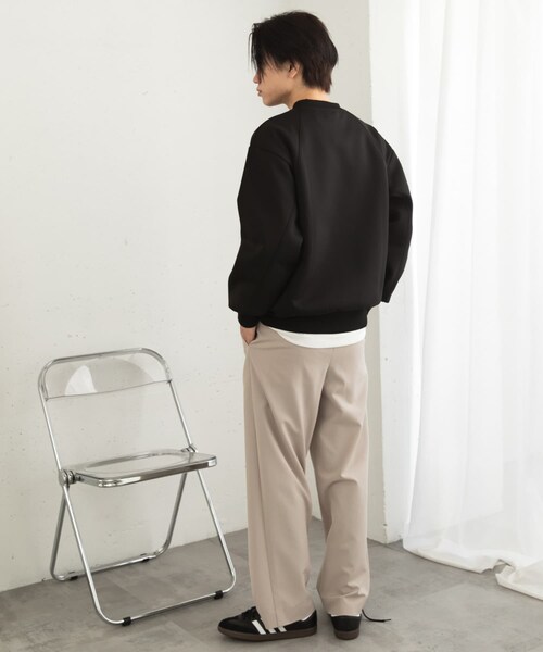 SENSE OF PLACE by URBAN RESEARCH（センスオブプレイスバイアーバンリサーチ）の「ポンチプレートキリカエスウェット（スウェット・メンズ・BLUE/BLACK/GRAY・M/L）」の7枚目の写真