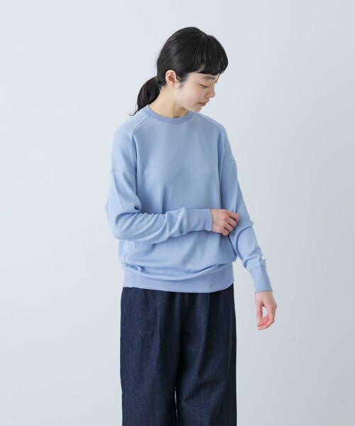 かぐれ（カグレ）の「1dozen　リラックスプルオーバー（Tシャツ/カットソー・レディース・Ash Blue/Oatmeal/Burgundy・1）」の12枚目の写真