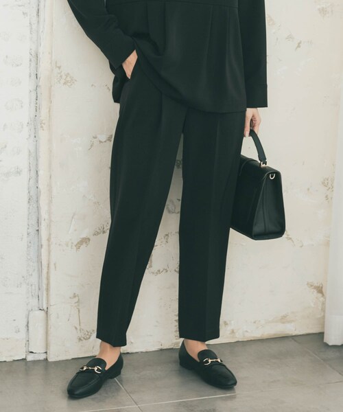 URBAN RESEARCH DOORS(アーバンリサーチドアーズ)の「ペプラムトップスセットアップ(セットアップ・レディース・NAVY/BLACK・S/M)」の7枚目の写真
