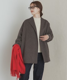 URBAN RESEARCH DOORS | ウールリバーミドルガウンコート(その他アウター)