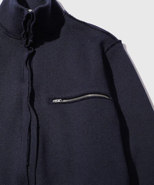 ADAM ET ROPE'(アダムエロペ)の「【CAMIEL FORTGENS/カミエル フォートヘンス】ZIP UP KNIT(ニット/セーター・メンズ・ネイビー・S/XS)」の9枚目の写真