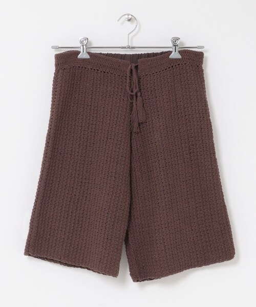 URBAN RESEARCH DOORS(アーバンリサーチドアーズ)の「『別注』AFLOAH×DOORS KNIT SHORT PANTS(その他パンツ・レディース・BLACK/BROWN・One)」の10枚目の写真