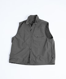 EKAL | 『UR TECH』ナイロンタッサーベスト(テーラードジャケット)