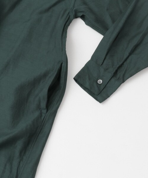 かぐれ（カグレ）の「WIRROW Cupro cotton shirts dress（ワンピース
