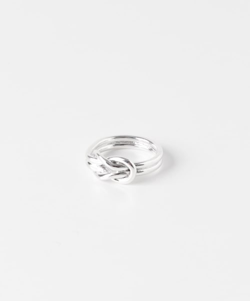 URBAN RESEARCH(アーバンリサーチ)の「XOLO KNOT RING(リング・メンズ・SILVER・L)」の1枚目の写真