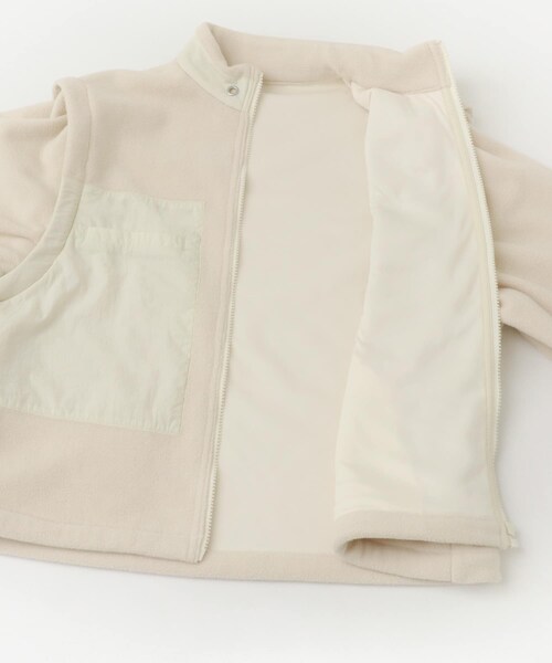 EKAL（エカル）の「デタッチャブルフリースブルゾン（ブルゾン・レディース・オフ/チャコール・one）」の13枚目の写真