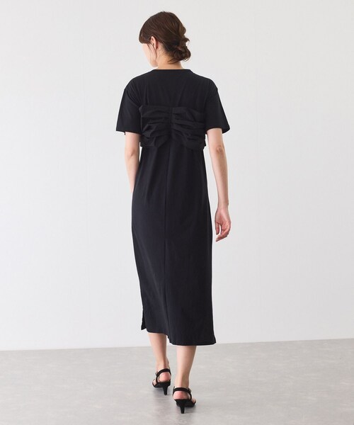 Jayro（ジャイロ）の「デコリボンパールドッキングワンピース（ワンピース・レディース・ブラック/グレー/ネイビー・M）」の18枚目の写真