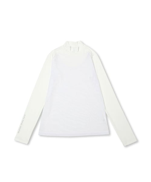 ROPE'（ロペ）の「クールコア×メッシュモックプルオーバー/UV・吸水速乾（Tシャツ/カットソー・レディース・ブラック/ホワイト/ベージュ・L/M/S）」の7枚目の写真