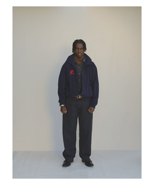 URBAN RESEARCH（アーバンリサーチ）の「LOTTO　LOGO NYLON BLOUSON（ブルゾン・メンズ・BLACK/NAVY・M/L/XL）」の9枚目の写真