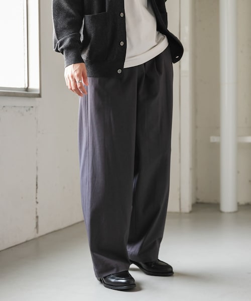 URBAN RESEARCH DOORS（アーバンリサーチドアーズ）の「FORK&SPOON　TRイージートラウザー（その他パンツ・メンズ・CHARCOAL/NAVY・4/5）」の3枚目の写真