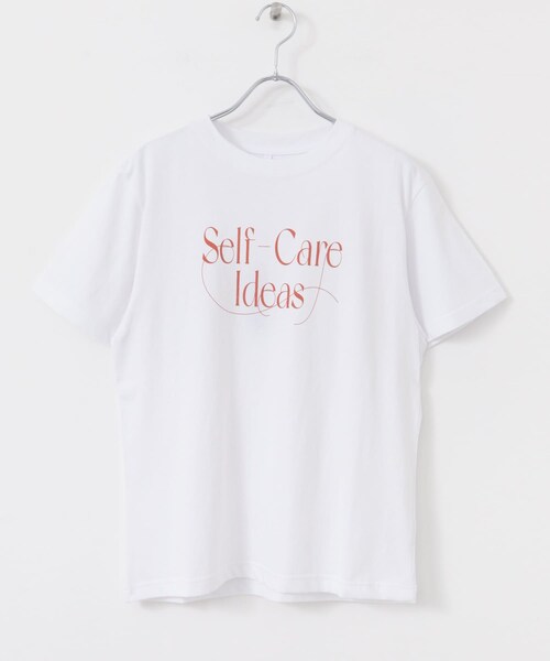 URBAN RESEARCH ROSSO（アーバンリサーチロッソ）の「WAVEUNION　SELF CARE IDEA T-SHIRTS（Tシャツ/カットソー・レディース・GRAY/WHITE/BEIGE・1）」の5枚目の写真