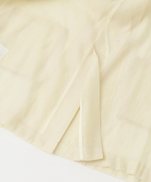 SENSE OF PLACE by URBAN RESEARCH（センスオブプレイスバイアーバンリサーチ）の「シアーテーラードジャケット（テーラードジャケット・レディース・BLACK/IVORY/BROWN・one）」の10枚目の写真