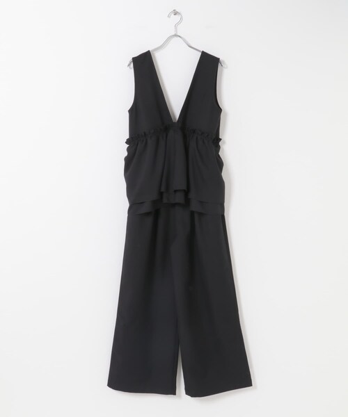 URBAN RESEARCH Sonny Label（アーバンリサーチサニーレーベル）の「ペプラムフリルアソートオールインワン（つなぎ/オールインワン・レディース・ブラック/デニム・36/38）」の12枚目の写真