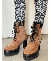 GYDA | ヒールコンバットブーツ(ブーツ)