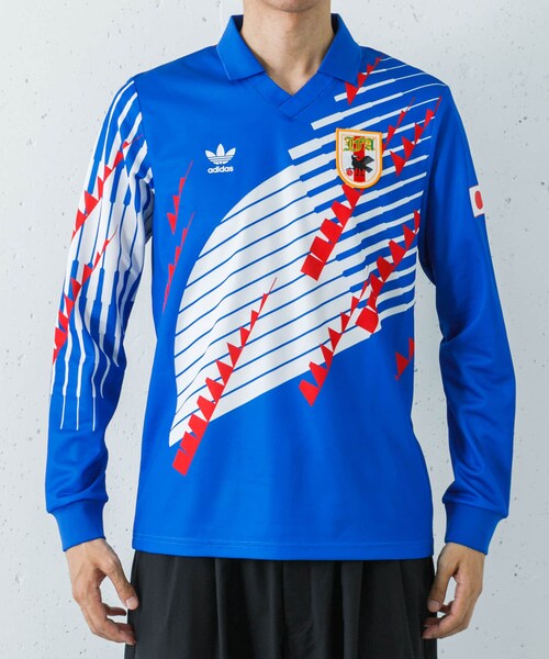 URBAN RESEARCH(アーバンリサーチ)の「adidas サッカー日本代表 ホーム ユニフォーム 1993(Tシャツ/カットソー・メンズ・ブルー・L/XL/XXL)」の4枚目の写真