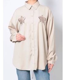 jouetie | 【ジョジョの奇妙な冒険 ストーンオーシャン】バックレースアップシャツ(シャツ/ブラウス)