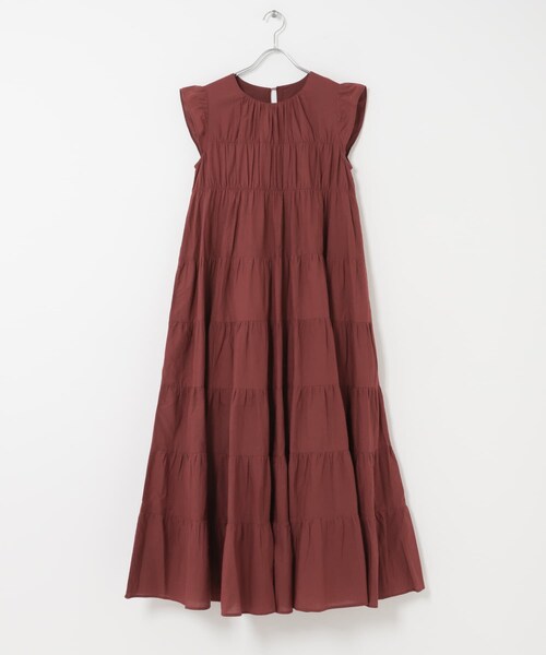 URBAN RESEARCH ROSSO（アーバンリサーチロッソ）の「インドコットンティアードワンピース（ワンピース・レディース・BLUE/BROWN/BLACK・Free）」の21枚目の写真
