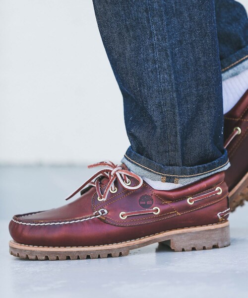URBAN RESEARCH Sonny Label（アーバンリサーチサニーレーベル）の「TimberLand　3 eye classic（その他シューズ・メンズ・バーガンディ・25/25.5/26/26.5）」の2枚目の写真