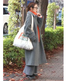 Ungrid | ステンカラーチェックコート(ステンカラーコート)