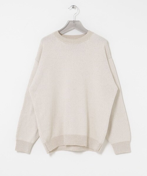 URBAN RESEARCH（アーバンリサーチ）の「ローゲージモールニット（ニット/セーター・メンズ・WHITE/GREEN/NAVY/BLACK・M/L）」の12枚目の写真