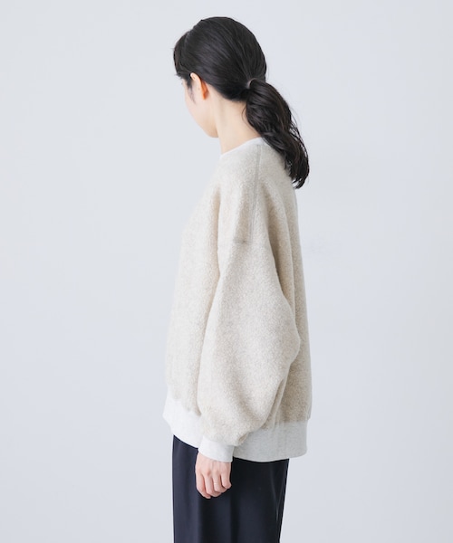かぐれ 24AW ウールボアプルオーバー ベージュ かぐれ（カグレ）の「ウールボアプルオーバー（その他トップス