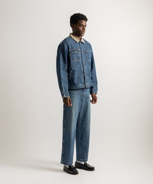 Saturdays NYC（サタデーズ ニューヨークシティ ）の「Antoine Coverall Jacket（デニムジャケット・レディース・ブラック/ブルー・L/M/S/XL）」の20枚目の写真