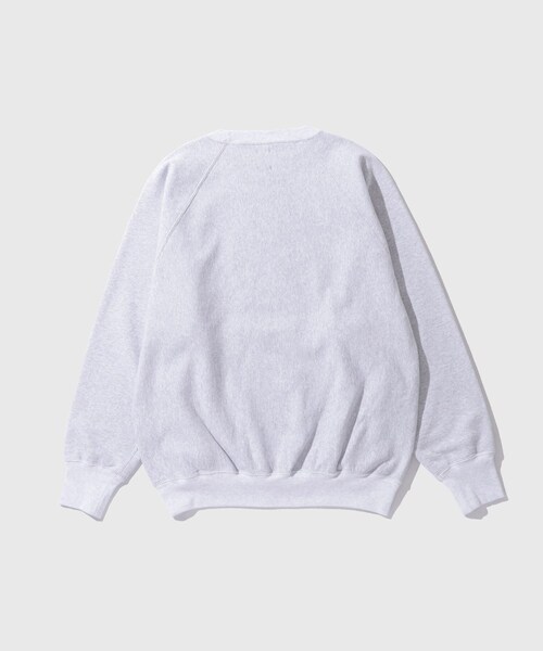 ADAM ET ROPE'(アダムエロペ)の「【BATONER/バトナー】JUMBERCA URAKE CREW NECK(スウェット・メンズ・グレー・2/3)」の11枚目の写真