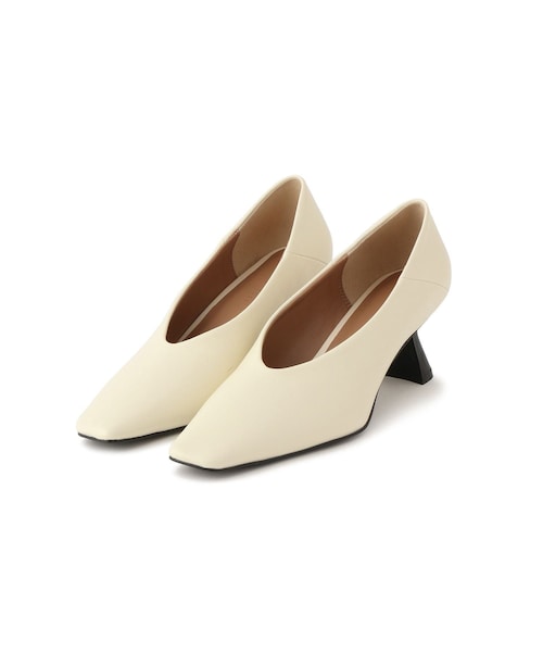 ADAM ET ROPE'（アダムエロペ）の「変形ヒール甲深パンプス（パンプス・レディース・ブラック/オフホワイト・23.0/23.5/24.0/24.5）」の16枚目の写真