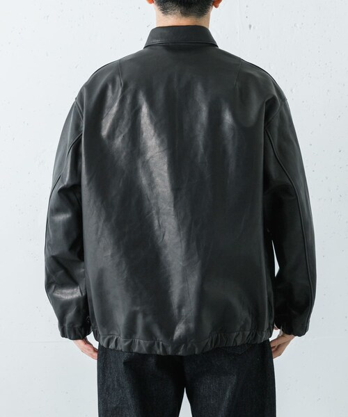 URBAN RESEARCH（アーバンリサーチ）の「semoh　Horse Leather Jacket（ライダースジャケット・メンズ・BLACK・2）」の3枚目の写真
