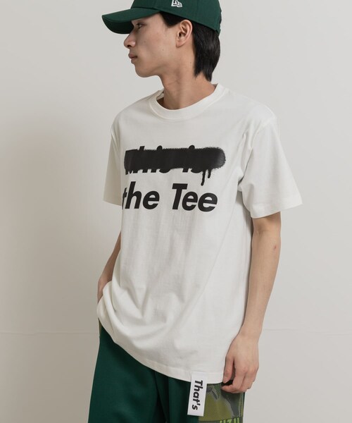 THE GOODLAND MARKET（ザグッドランドマーケット）の「That’s　RE the Tee Organic（Tシャツ/カットソー・メンズ・WH/BK・S/M/L/XL）」の6枚目の写真