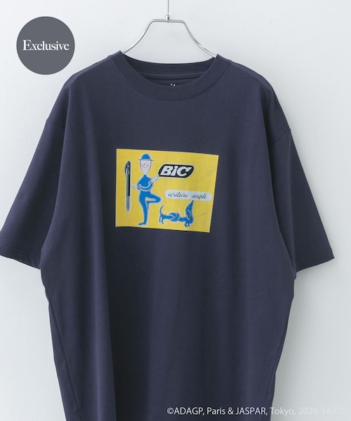 URBAN RESEARCH DOORS(アーバンリサーチドアーズ)の「『別注』Savignac×DOORS プリントTシャツ(Tシャツ/カットソー・メンズ・WHITE1/WHITE2/IVORY/WHITE3/TOP GRAY1/CHARCOAL2/CHARCOAL1/TOP GRAY2/MOCHA/OATMEAL/BLUE/LIGHT BLUE/NAVY/LAVENDER/VERMILLION・M/L/XL)」の13枚目の写真