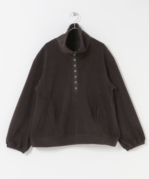 KBF（ケイビーエフ）の「ハーフスナップフリースプルオーバー（その他トップス・レディース・IVORY/D.BROWN・One）」の18枚目の写真