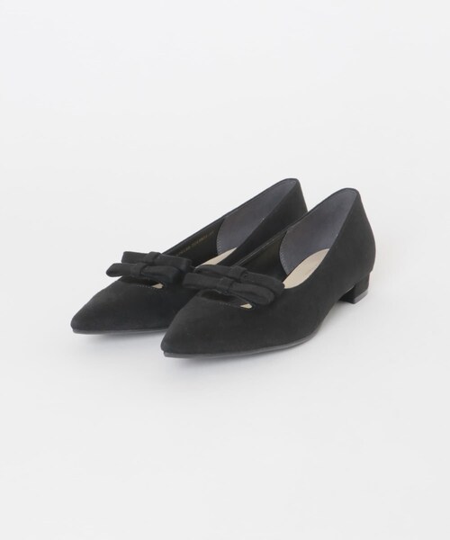RODE SKO（ロデスコ）の「『MADE IN JAPAN』 ダブルリボンフラットパンプス（パンプス・レディース・BLACK/CAMEL/MUSTARD・36/37/38）」の11枚目の写真