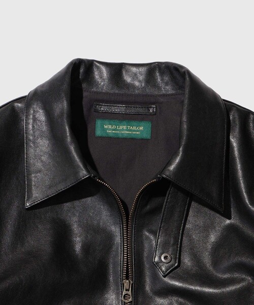 ADAM ET ROPE'(アダムエロペ)の「A-2 GOAT LEATHER BLOUSON(ライダースジャケット・メンズ・ブラック・L/M/S)」の22枚目の写真