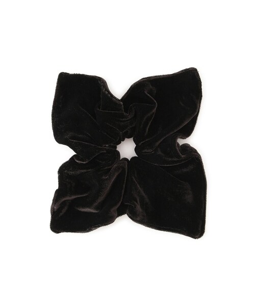 VIS（ビス）の「スクエアベロアシュシュ（シュシュ・レディース・ブラック/ダークブラウン・F）」の12枚目の写真