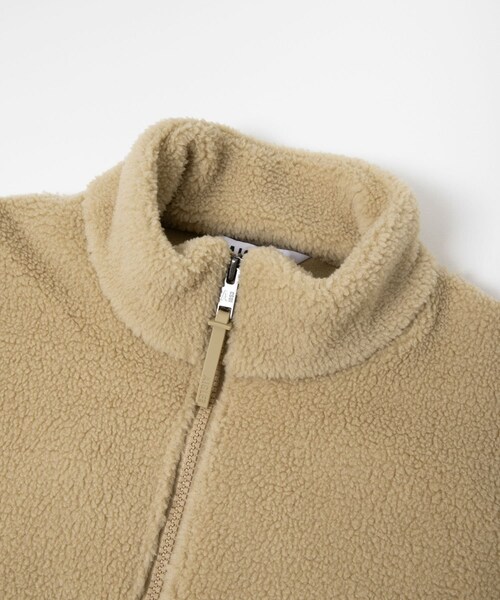 THE GOODLAND MARKET（ザグッドランドマーケット）の「AIGLE　ジップアップ シェルパフリース（ブルゾン・レディース・NOIR/OSIER・S/L）」の17枚目の写真