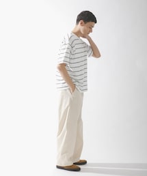 URBAN RESEARCH Sonny Label | スラブ天竺ボーダーショートスリーブTシャツ(Tシャツ/カットソー)