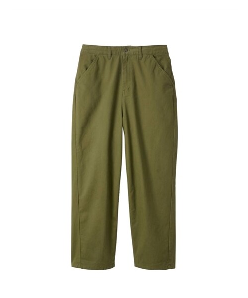 nissen（ニッセン）の「ルーズワイドパンツ（パンツ・メンズ・ブラック/ヒッコリーストライプ/ベージュ/カーキ・M/L/LL/3L/4L/5L/6L/8L/10L）」の6枚目の写真