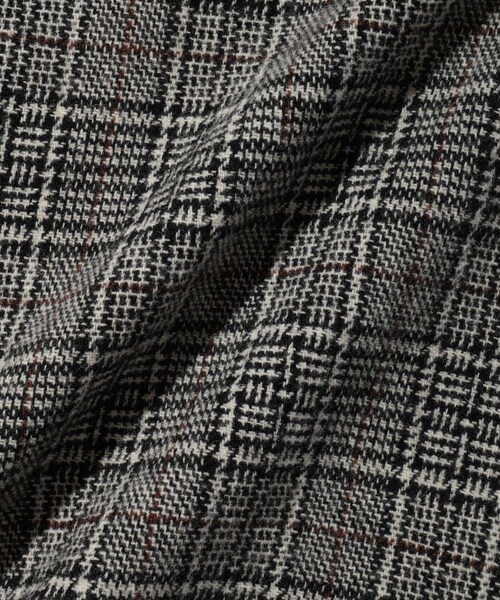 ADAM ET ROPE'(アダムエロペ)の「グレンチェックダブルフェイスチェスターコート(チェスターコート・メンズ・ブラック系・L/M)」の14枚目の写真