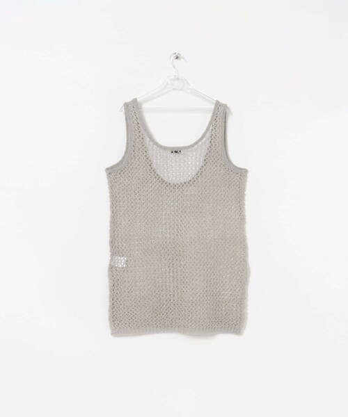 LAATO（ラート）の「tulle mesh knit tank（ニット/セーター・レディース・ミスト/インク・FREE）」の12枚目の写真