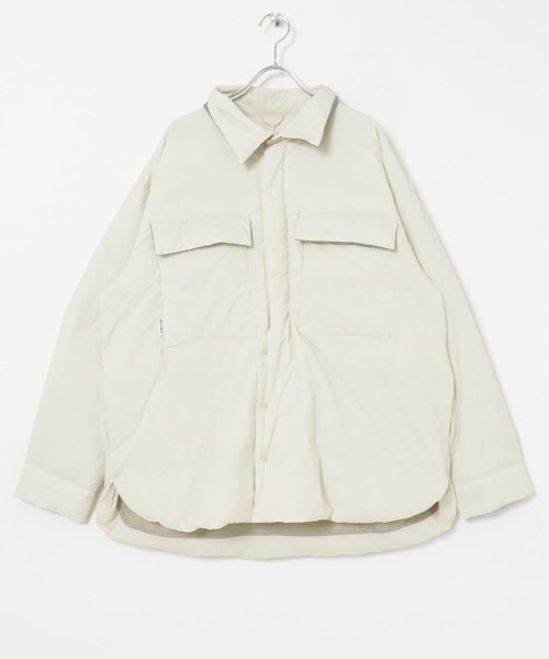THE GOODLAND MARKET（ザグッドランドマーケット）の「KWD　LIGHT DOWN SHIRTS JACKET（その他アウター・レディース・Ivory/L.Yellow/Navy・FREE）」の18枚目の写真