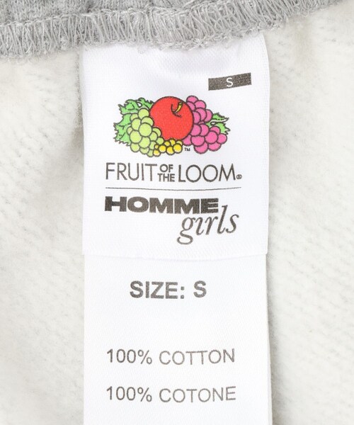 ADAM ET ROPE'（アダムエロペ）の「【HOMME girls×FRUIT OF THE LOOM】Vintage Fit Sweatpants（その他パンツ・レディース・グレー・S）」の12枚目の写真