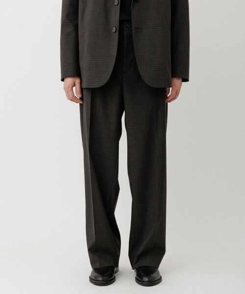 ADAM ET ROPE'(アダムエロペ)の「DELEGANT ストレートスラックス(スラックス・メンズ・ブラック/ダークブラウン/カーキ・L/M/S)」の16枚目の写真