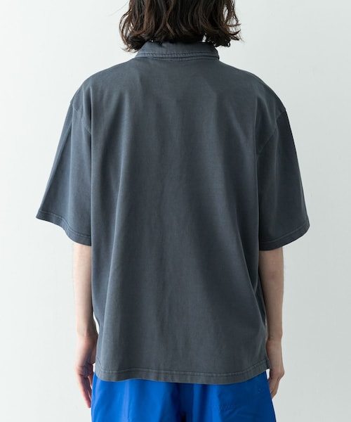 URBAN RESEARCH Sonny Label（アーバンリサーチサニーレーベル）の「NIKE　NK CLUB JERSEY POLO WASHE（ポロシャツ・メンズ・OBSIDIAN/MALACHITE/LT MAGENTA・M/L）」の5枚目の写真