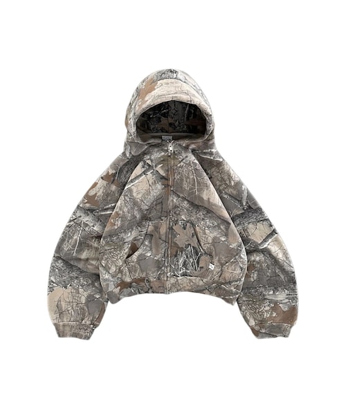 bonjour records(ボンジュールレコーズ)の「AKIMBO CLUB/アキンボ・クラブ ZIP-UP HOODIE - REALTREE CAMO(パーカー・レディース・グリーン系・L/M/S)」の2枚目の写真