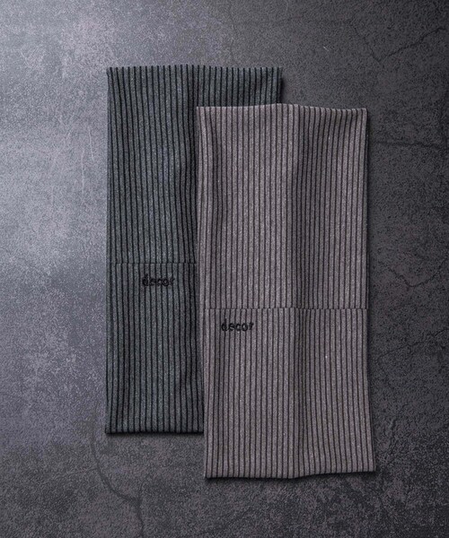 URBAN RESEARCH（アーバンリサーチ）の「decor『デコール』　Border Wide Hairband（ヘアバンド・レディース・CHARCOAL/BROWN・-）」の6枚目の写真