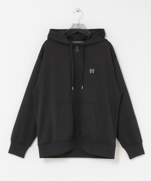 URBAN RESEARCH（アーバンリサーチ）の「The DUFFER N NEPHEWS　MESH ZIP UP HOODIE（パーカー・メンズ・FLOWER/BLACK・M）」の4枚目の写真